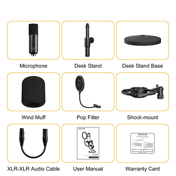میکروفون استودیویی سون ریمز مدل AX100D