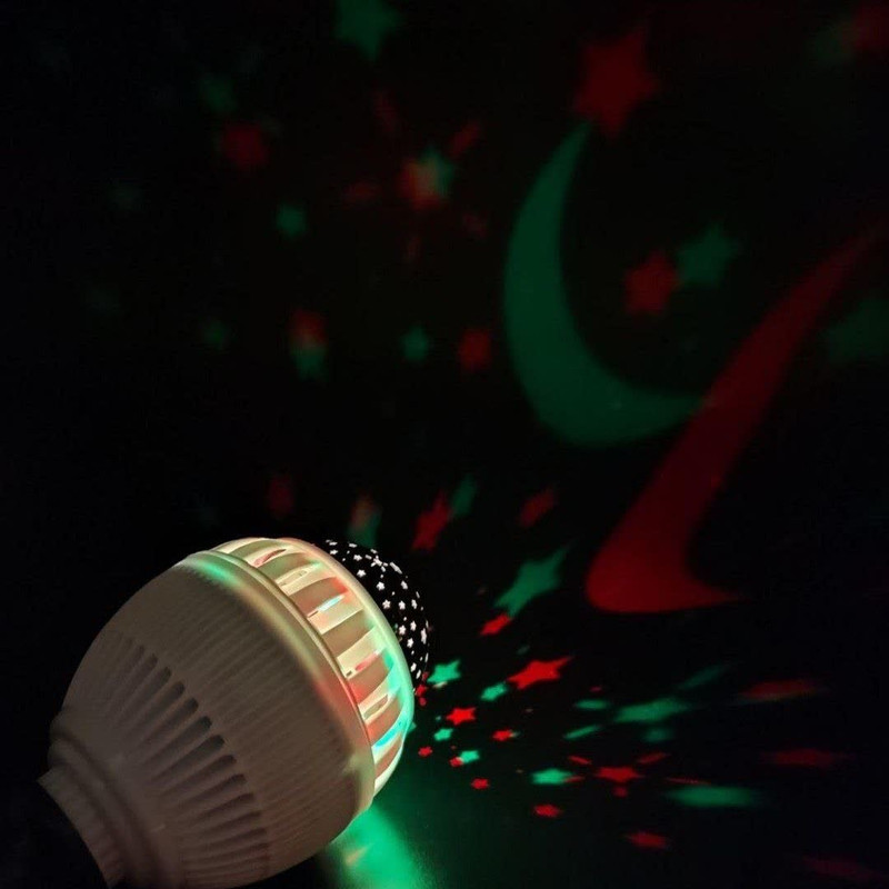 رقص نور مدل ماه و ستاره اسپیکر دار
