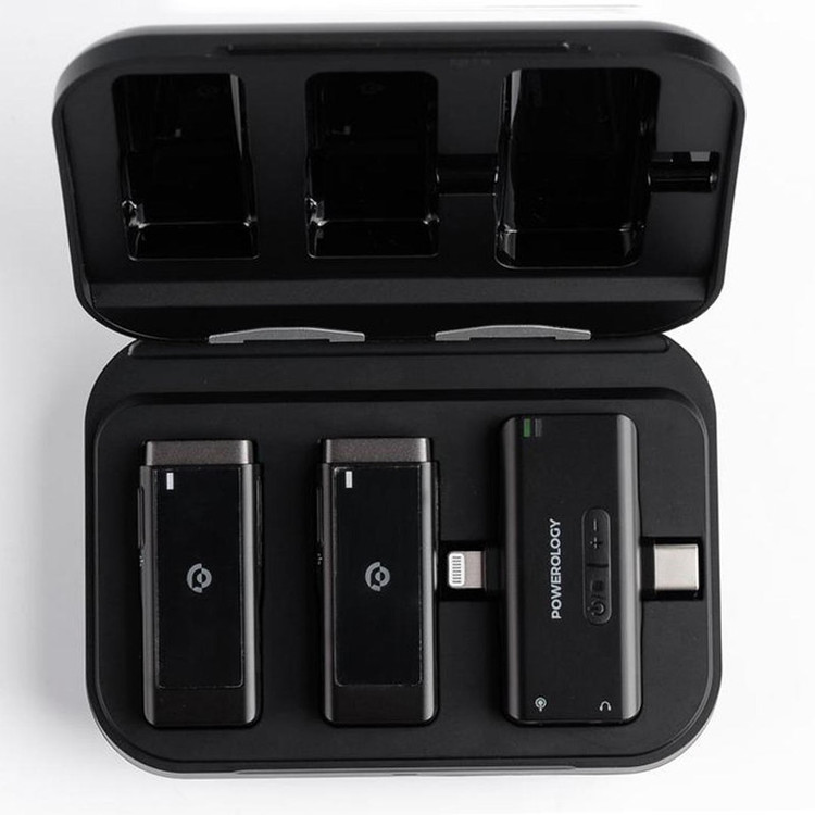 ست میکروفن بی سیم پاورولوجی مدل Lavalier -Duo -PWmic2