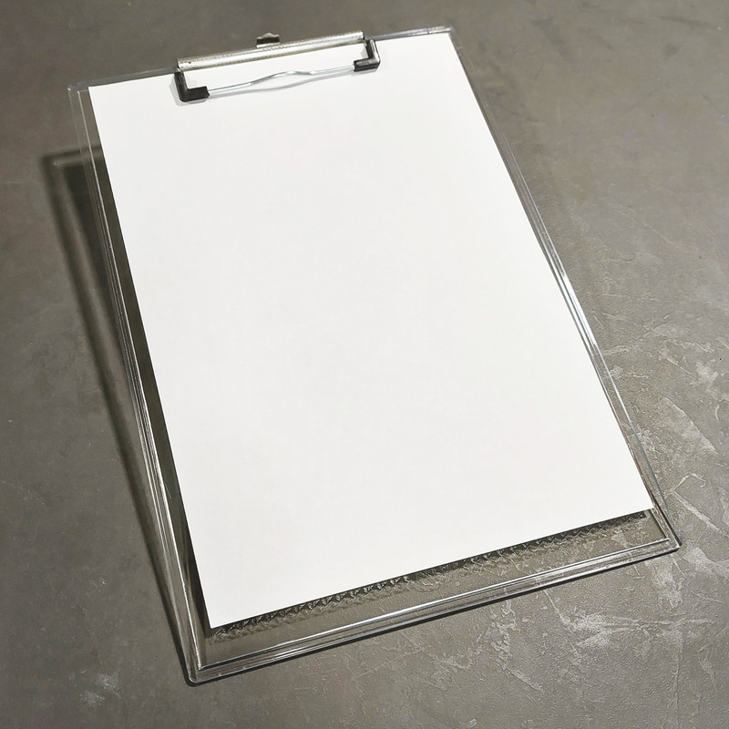 تختهشاسی مدل clear سایز A4