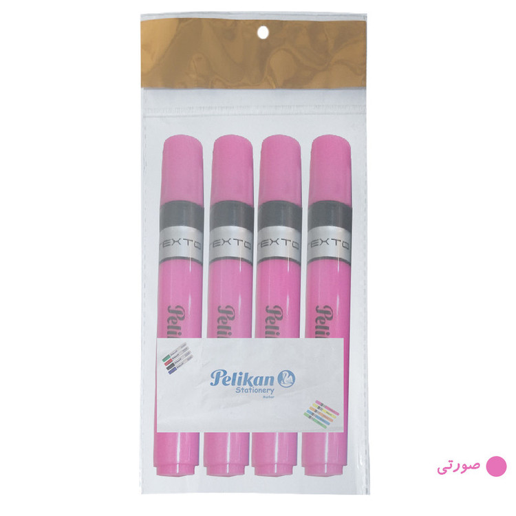 ماژیک علامت گذار پلیکان مدل Perfect بسته 4 عددی