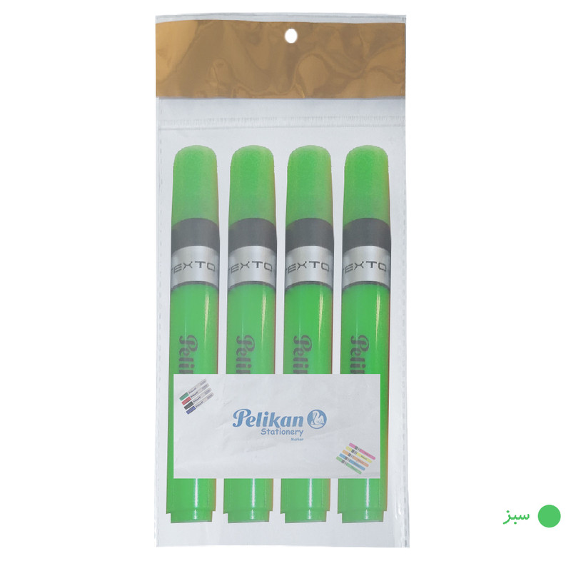 ماژیک علامت گذار پلیکان مدل Perfect بسته 4 عددی