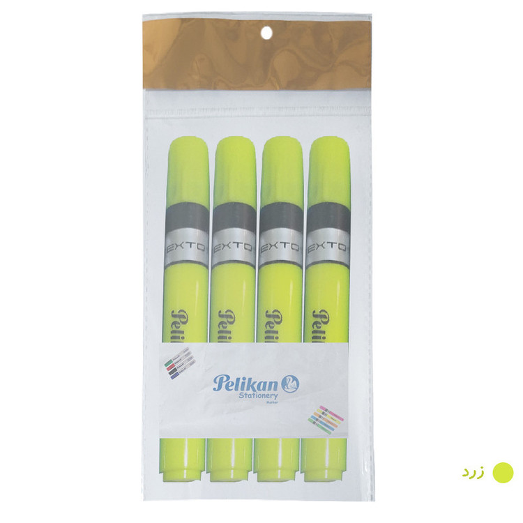 ماژیک علامت گذار پلیکان مدل Perfect بسته 4 عددی