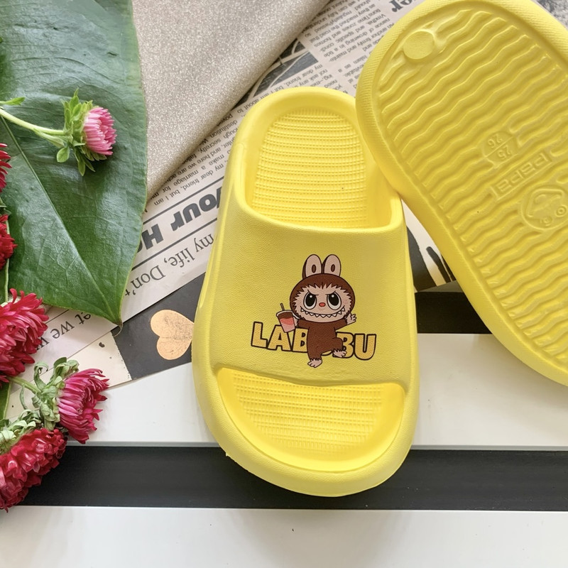 دمپایی حمام بچگانه پاپا مدل آرمین کد yell-04