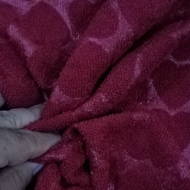 حوله پالتویی زمانیان مدل خانگی طرح قلب سایز 120