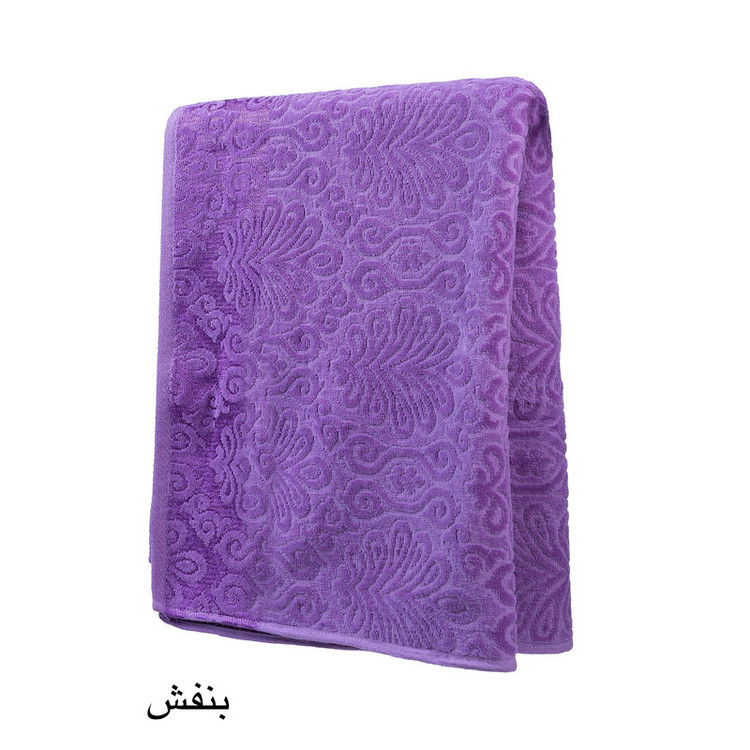 حوله حمام هنرمند مدل سلطنتی سایز 100x165 سانتی متر