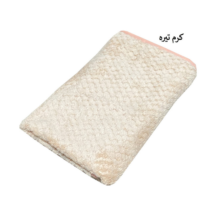 حوله دستی شایسته مدل نسترن سایز 40X40 سانتی متر