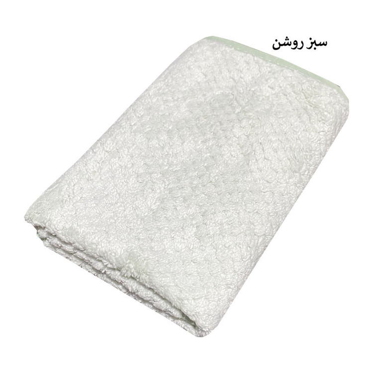 حوله دستی شایسته مدل نسترن سایز 40X40 سانتی متر