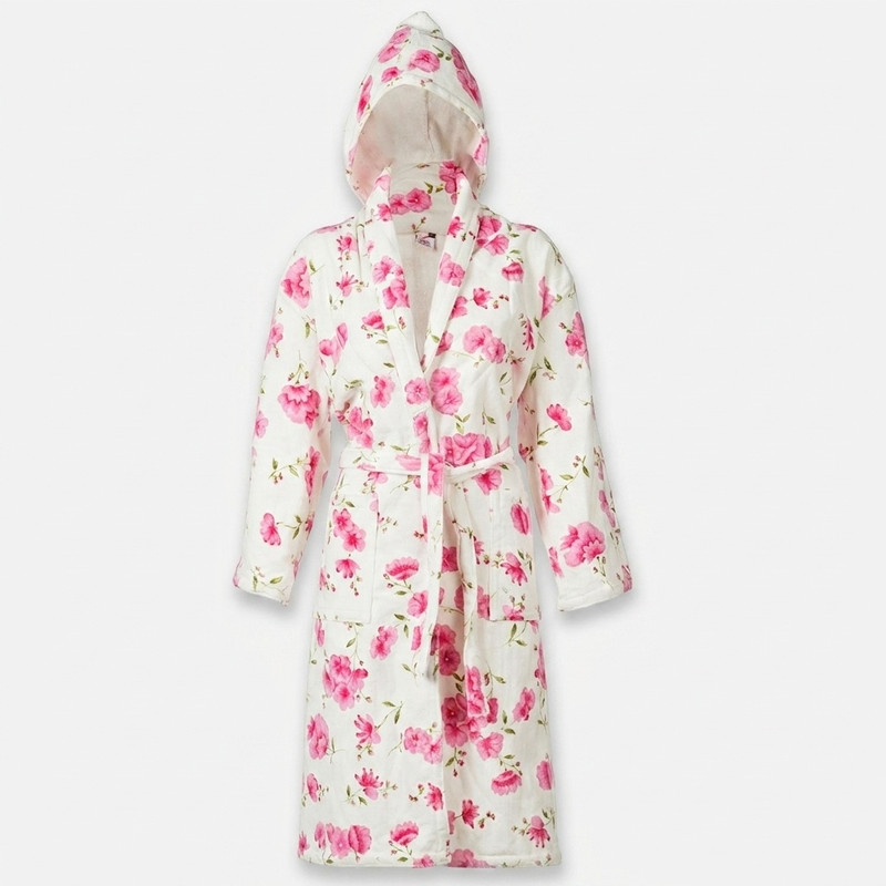حوله پالتویی طرح گل کد025 سایز 125
