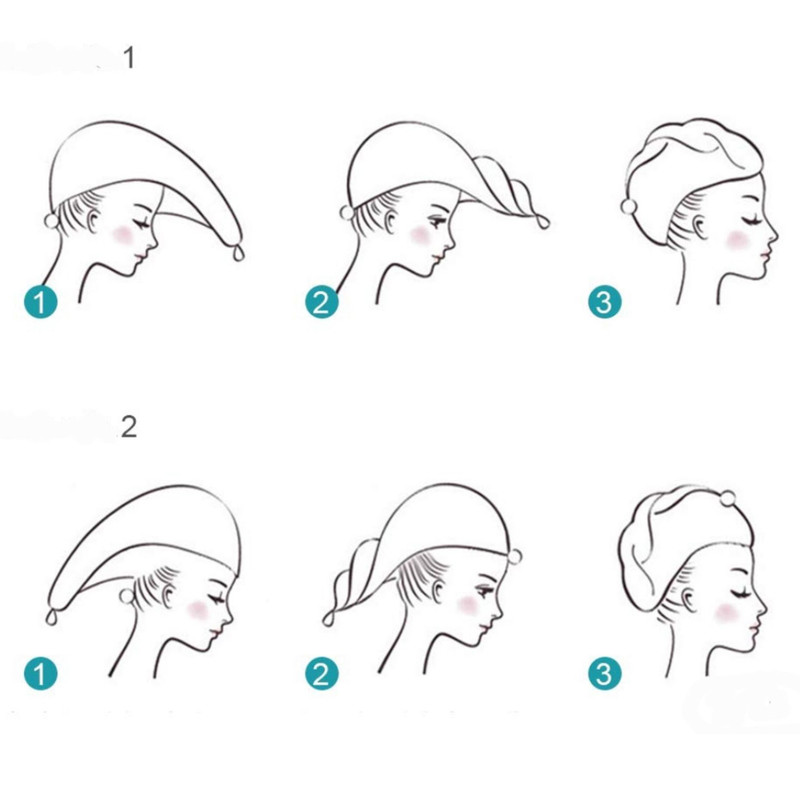 کلاه حمام مدل تاول استار طرح پفکی