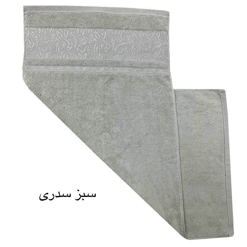 حوله دست و صورت هنرمند مدل برجسته سایز 40x80 سانتی متر