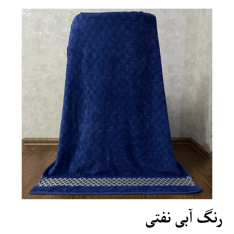 حوله حمام هنرمند مدل کریستال سایز 165x100 سانتی متر