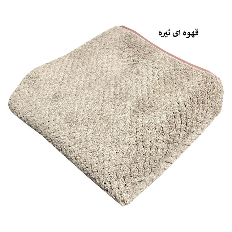 حوله دستی شایسته مدل نسترن سایز 35X75 سانتی متر