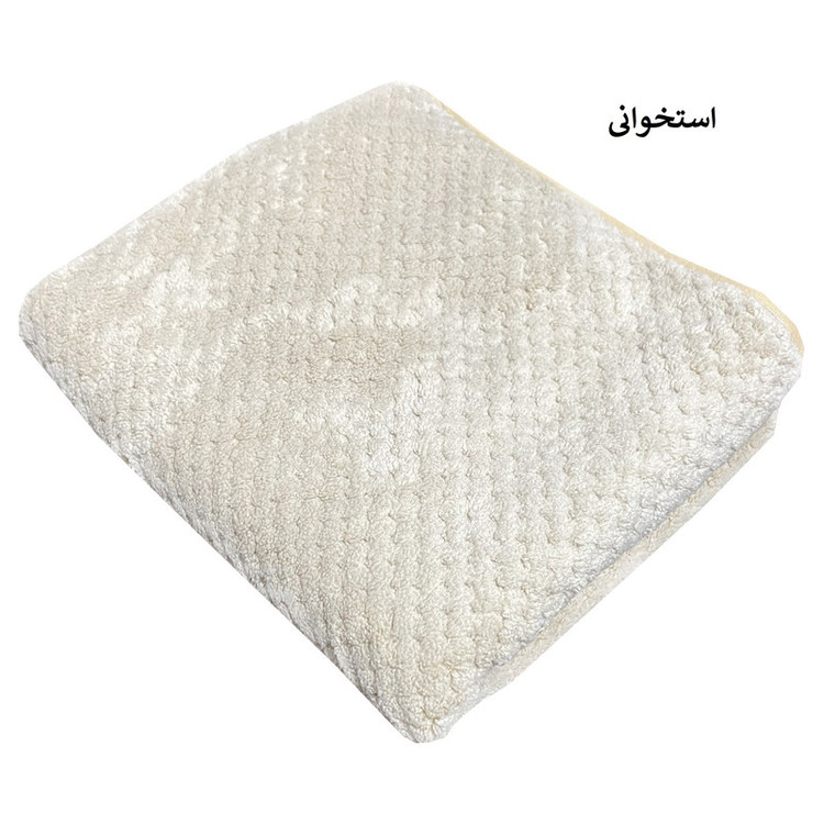 حوله دستی شایسته مدل نسترن سایز 35X75 سانتی متر