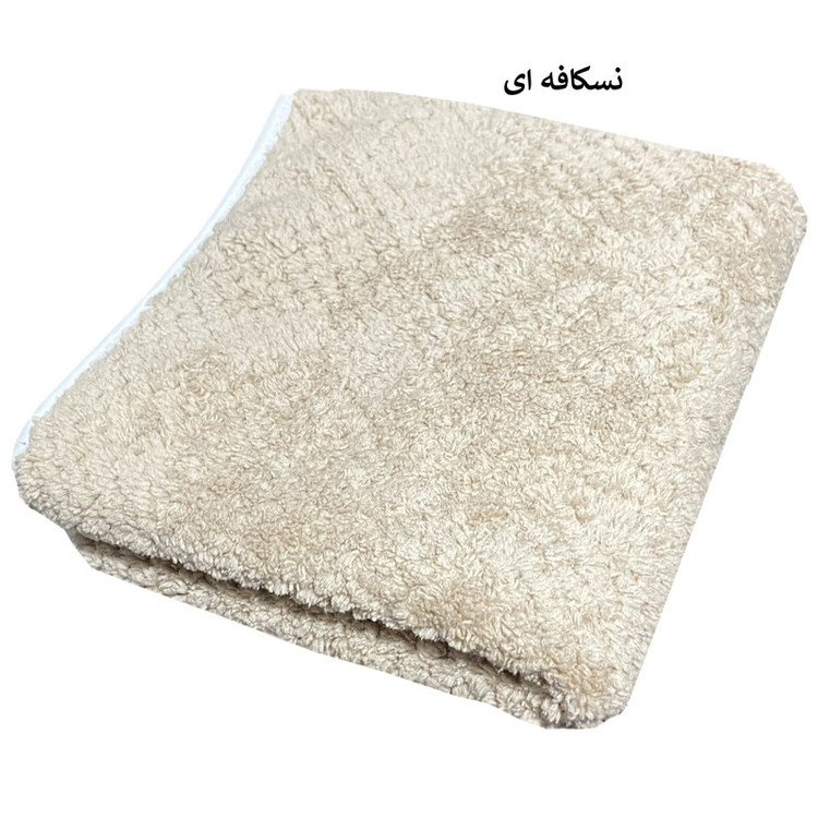 حوله دستی شایسته مدل نسترن سایز 35X75 سانتی متر