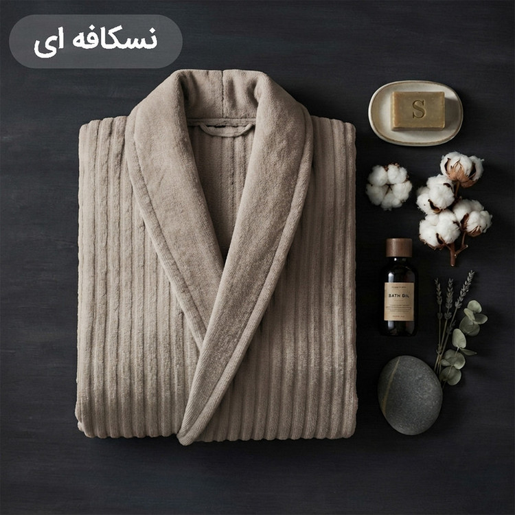 حوله پالتویی مدل تن پوش SETA سایز 125 سانتی متر مناسب برای قد 160 تا 177 سانتی متر
