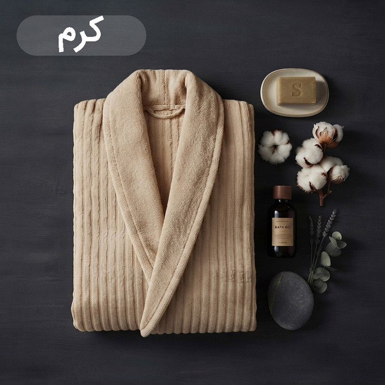 حوله پالتویی مدل تن پوش SETA سایز 125 سانتی متر مناسب برای قد 160 تا 177 سانتی متر