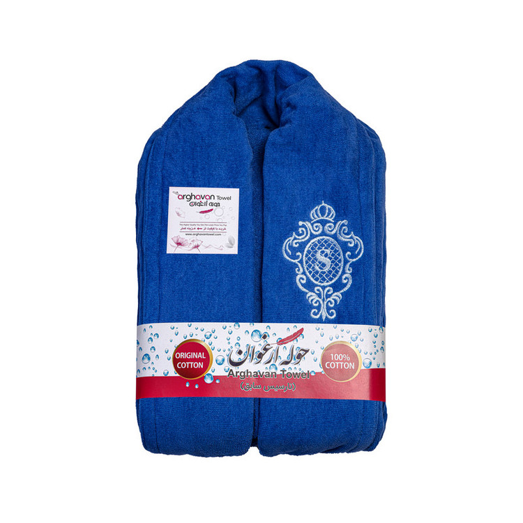 حوله پالتویی ارغوان طرح رمنس سایز 135