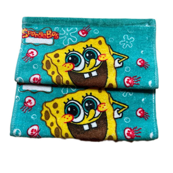 حوله دست و صورت ویراگیتا مدل باب اسفنجی سایز 35x35 سانتی متر
