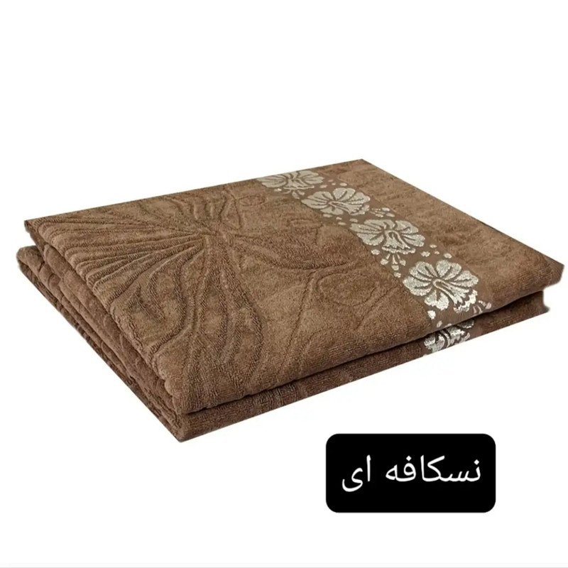حوله حمام آلامع مدل پاپیونی سایز 80*145 سانتیمتر
