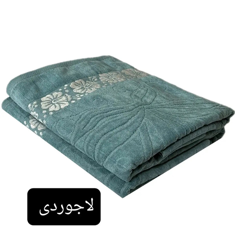 حوله حمام آلامع مدل پاپیونی سایز 80*145 سانتیمتر