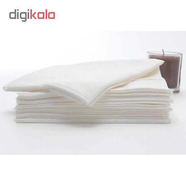 حوله یکبار مصرف یکتا بی بافت کد PlainG75 سایز 75×115 بسته 40 عددی