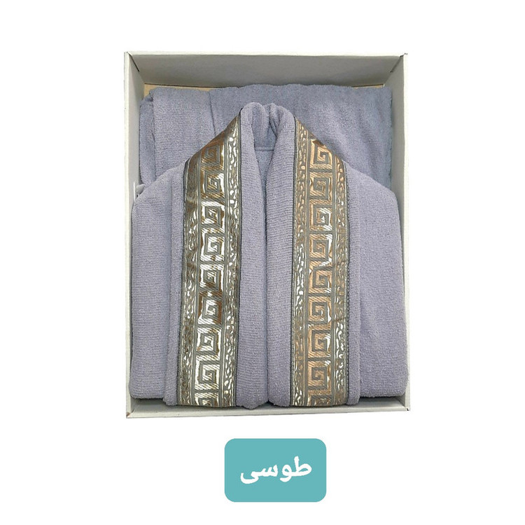حوله پالتویی گلبافت مدل بامبو کد 1211 سایز 125