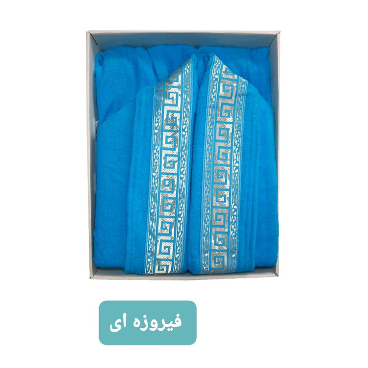حوله پالتویی گلبافت مدل بامبو کد 1211 سایز 125