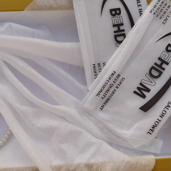 حوله یکبار مصرف بهدم کد 30 سایز 80x40 سانتی متر بسته 100 عددی