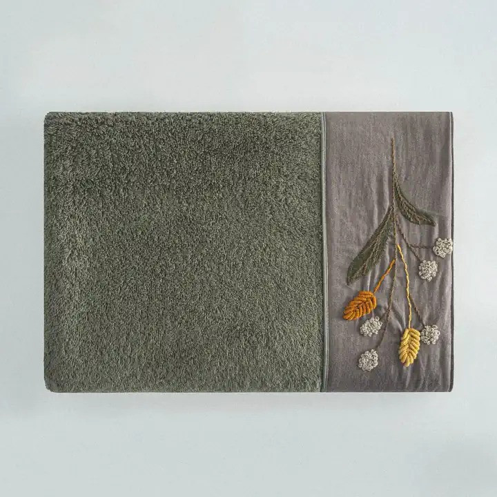 حوله حمام اکوکاتن مدل فرح سایز 80x150 سانتی متر
