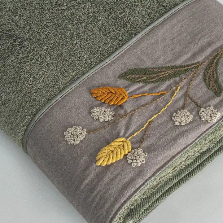 حوله حمام اکوکاتن مدل فرح سایز 80x150 سانتی متر