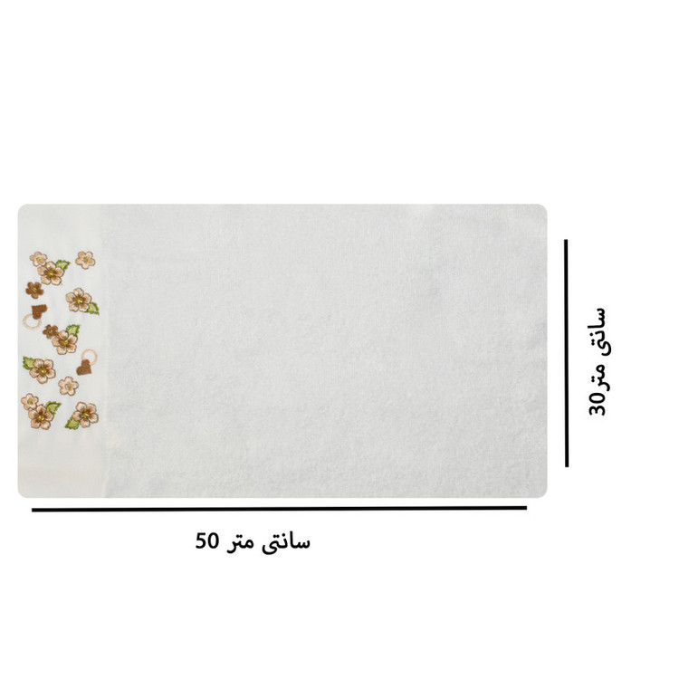 ست حوله هوبی مدل KARINA-ASORTI5 سایز 50x30 سانتی متر مجموعه چهار عددی