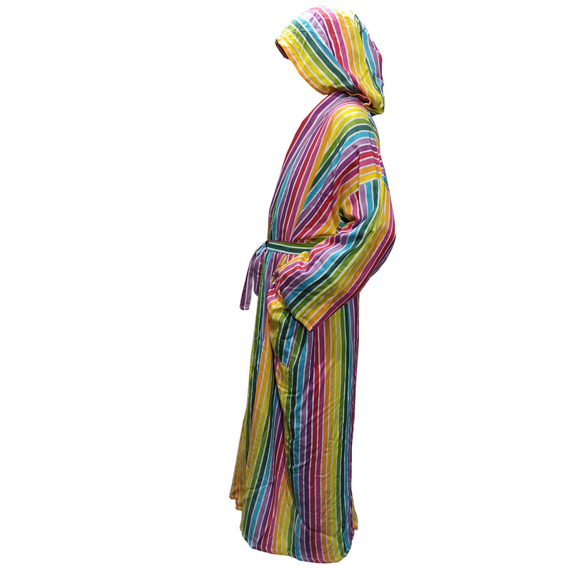 حوله پالتویی نساجی هنر یزد مدل rainbow سایز 145