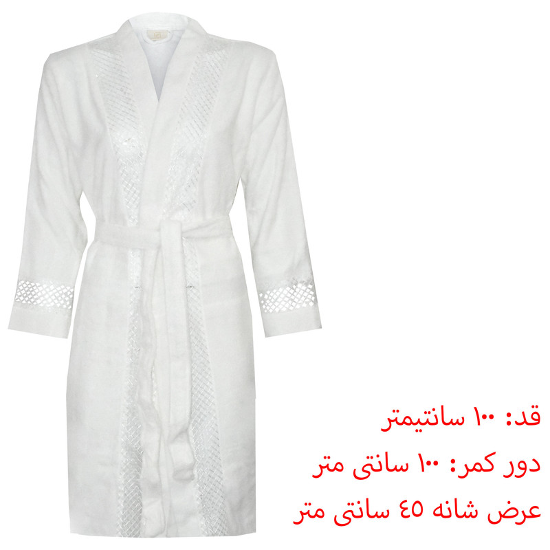 سرویس حوله پالتویی 3 تکه پاپیلا مدل Boronz seti