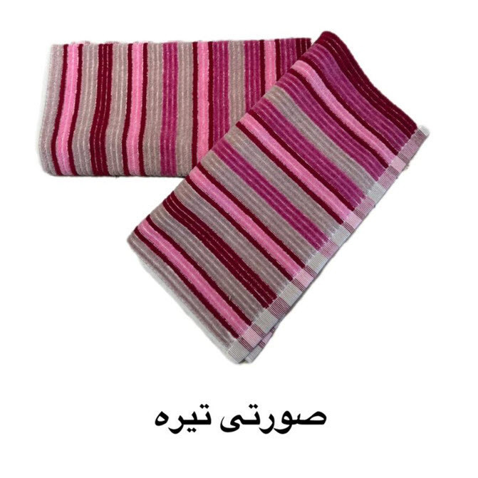 حوله دست و صورت ویراگیتا مدل الوان برجسته سایز 30x70 سانتی متر