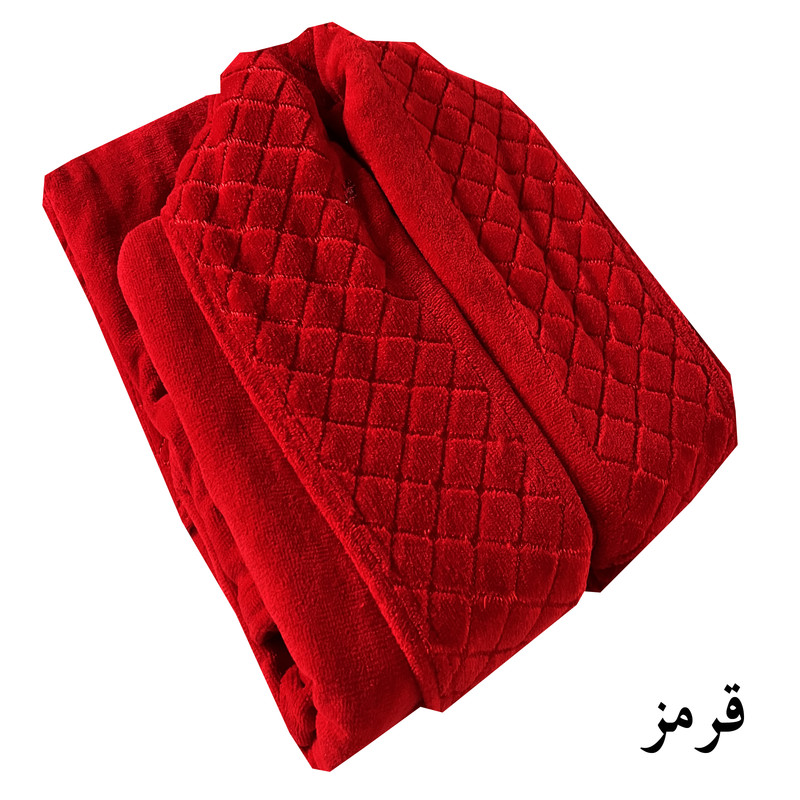 حوله تنپوش آقای کاریزما مدل یقه شطرنجی سایز 125