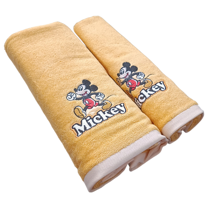 سرویس حوله 2 تکه ازدیلک مدل Mickey Mouse Happy