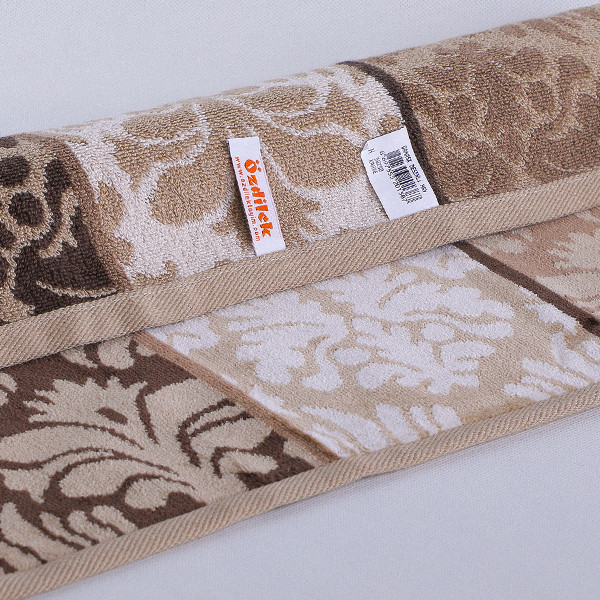 حوله دستی اوزدیلک طرح Damask سایز 50x90 سانتیمتر