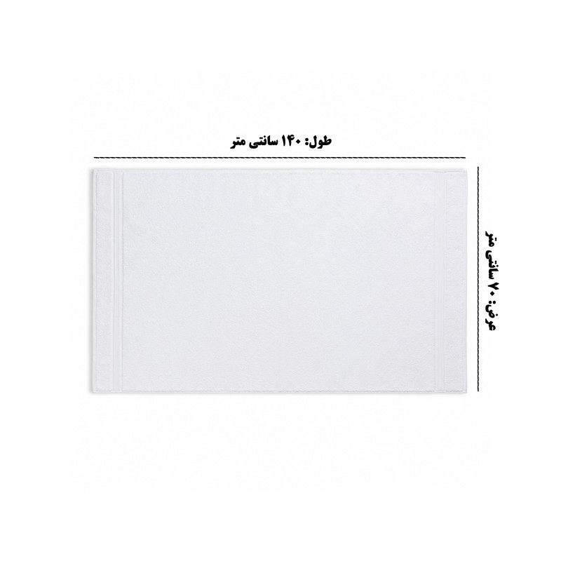 حوله حمام هوبی مدل Ozanteks سایز 140x70 سانتی متر