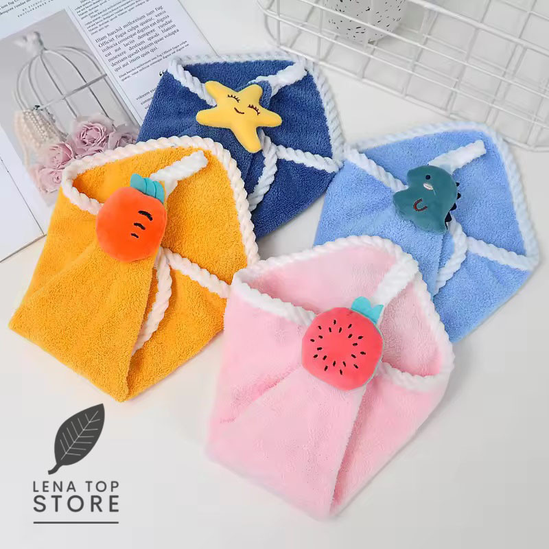حوله دست و صورت مدل cute سایز 30x30 سانتی متر بسته 4 عددی