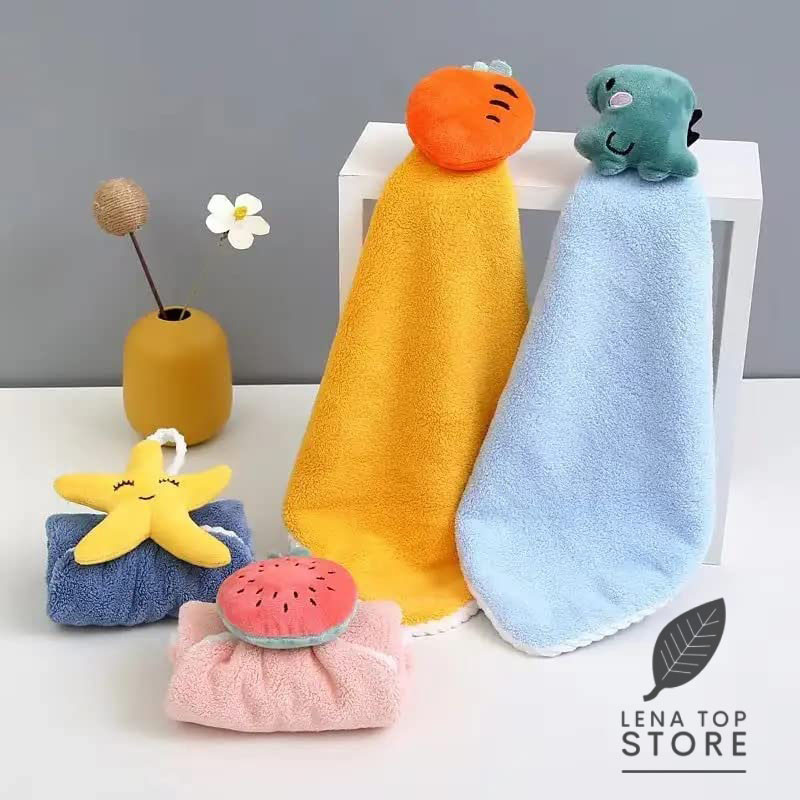 حوله دست و صورت مدل cute سایز 30x30 سانتی متر بسته 4 عددی