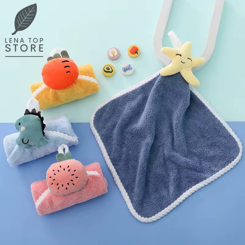 حوله دست و صورت مدل cute سایز 30x30 سانتی متر بسته 4 عددی