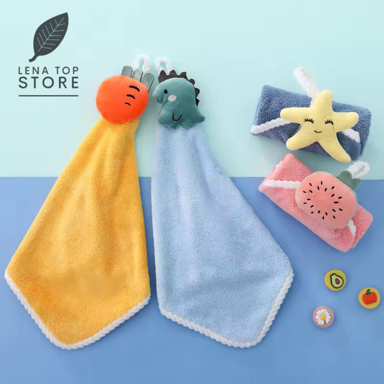 حوله دست و صورت مدل cute سایز 30x30 سانتی متر بسته 4 عددی