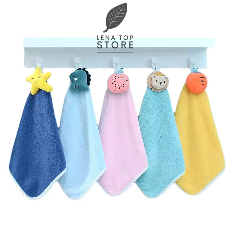 حوله دست و صورت مدل cute سایز 30x30 سانتی متر بسته 4 عددی