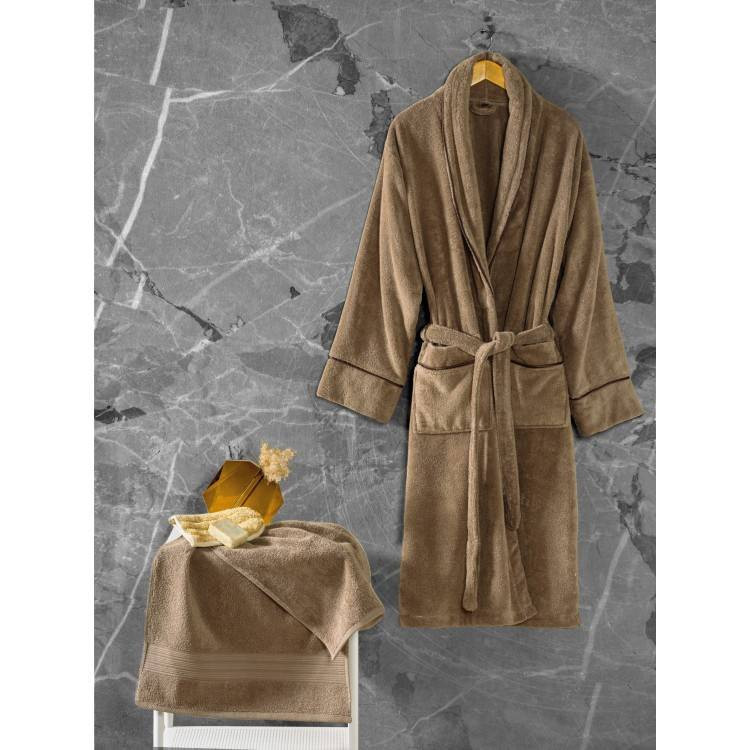 حوله حمام کاتن باکس مدل Exclusive Bej سایز 115x70 سانتی متر