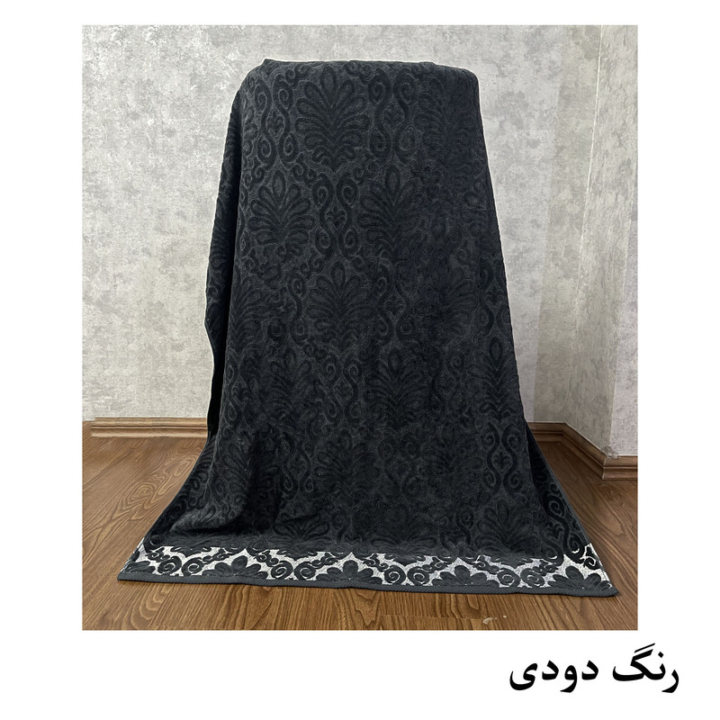 حوله حمام هنرمند مدل سلطنتی سایز 165x100 سانتی متر