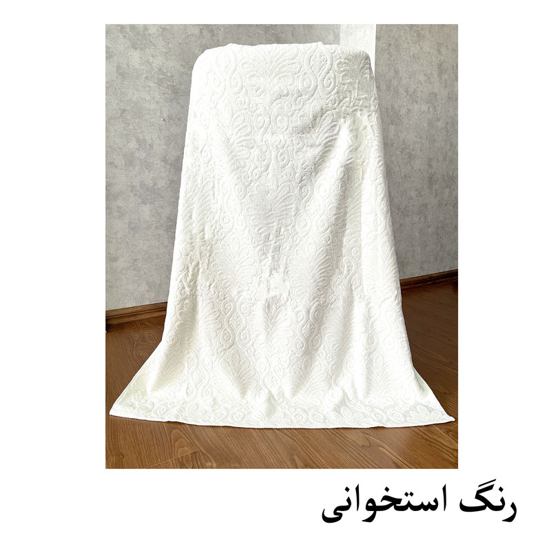 حوله حمام هنرمند مدل سلطنتی سایز 165x100 سانتی متر