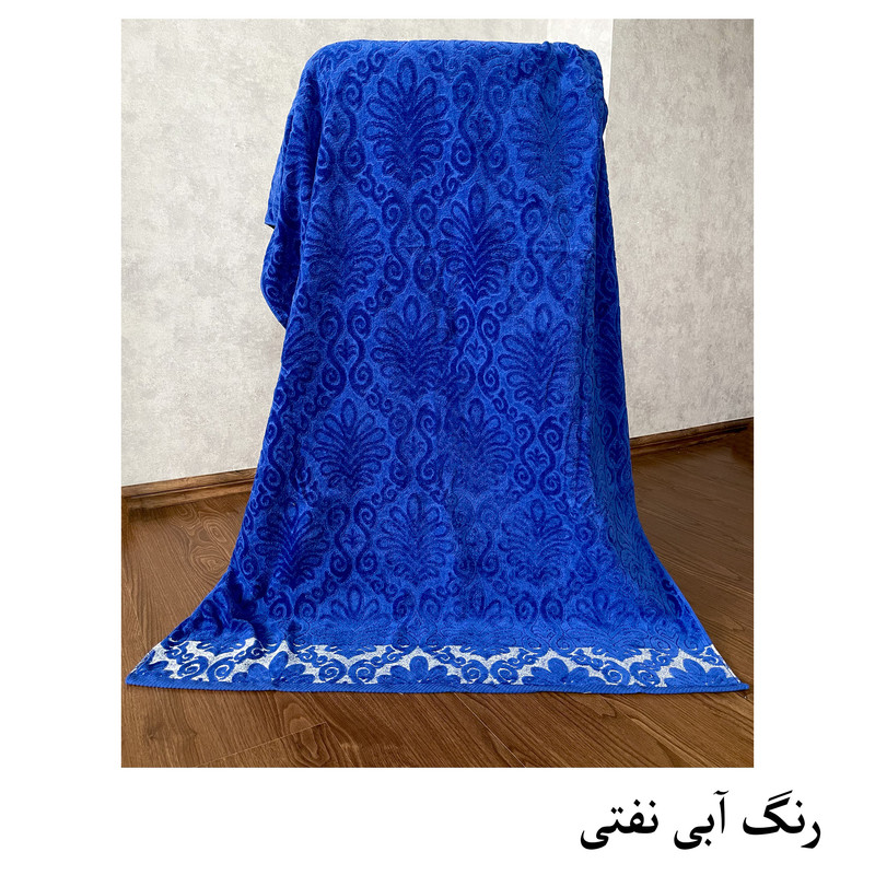 حوله حمام هنرمند مدل سلطنتی سایز 165x100 سانتی متر
