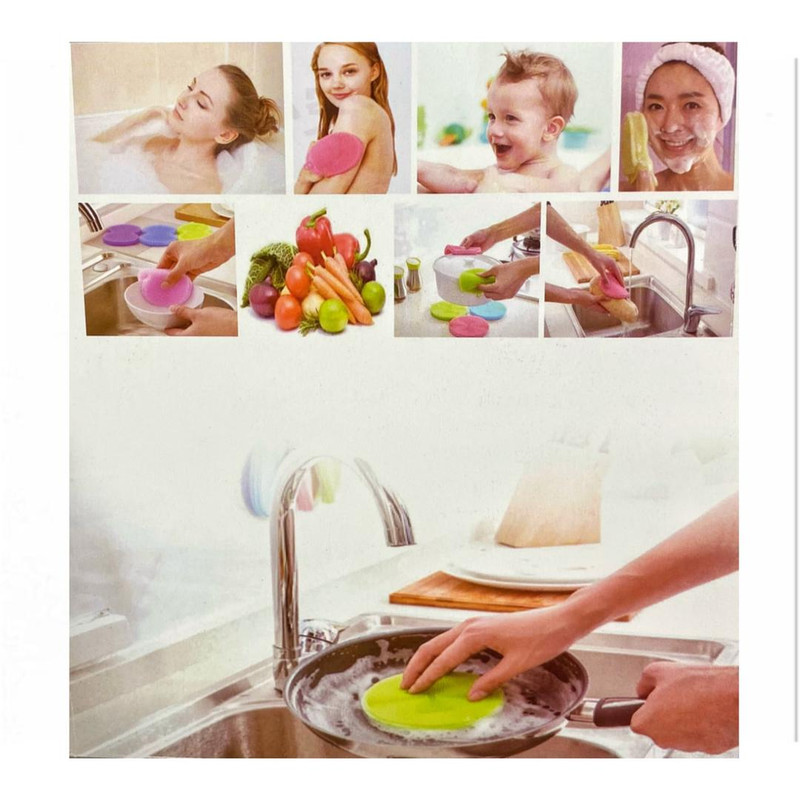 لیف حمام سیلیکونی مدل گرد کد 9925