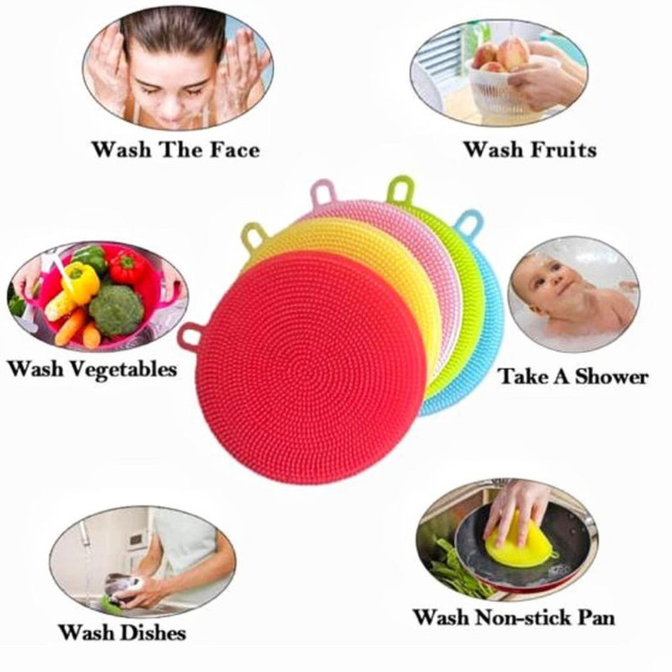 لیف حمام سیلیکونی مدل گرد کد 9925